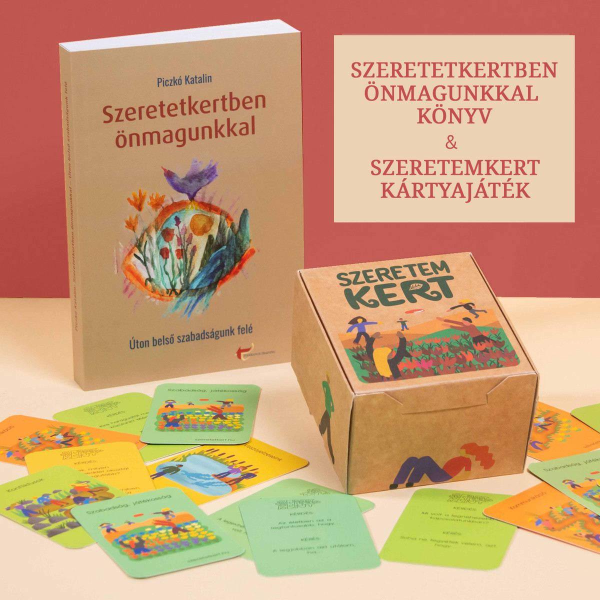 Szeretetkertben önmagunkkal Könyv + Szeretemkert Kártya csomag