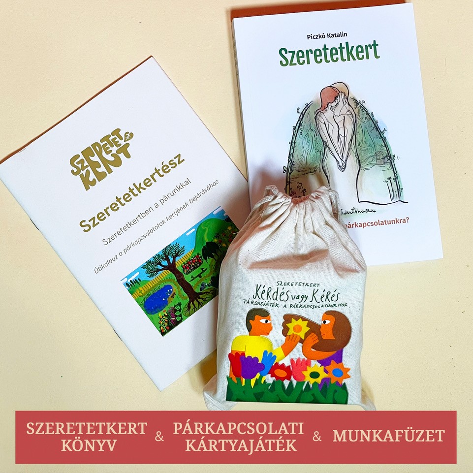 Szeretetkert Könyv + Szeretetkert Kártya + Munkafüzet csomag