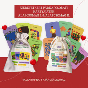 Szeretetkert kártyajáték alapcsomag I-II valentin napi csomag