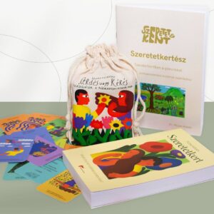 Szeretetkert könyv + Munkafüzet + Párkapcsolati kártya (407 db kérdés, 164 db kérés) csomag